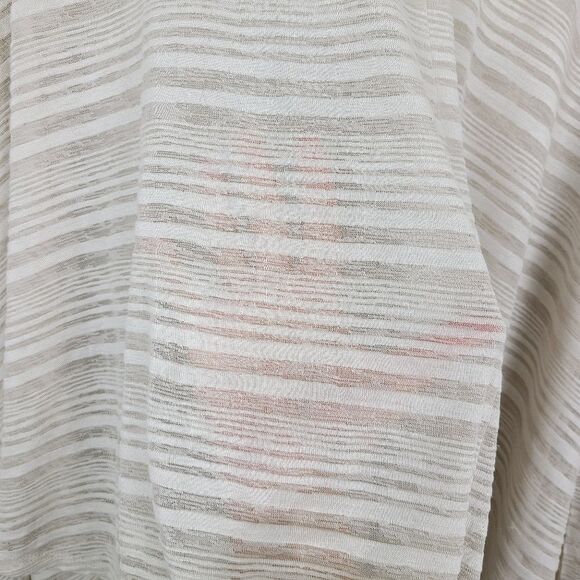 Old Navy Cream Knit Stripe Flowy Long Sleeve Top XL - Picture 9 of 16